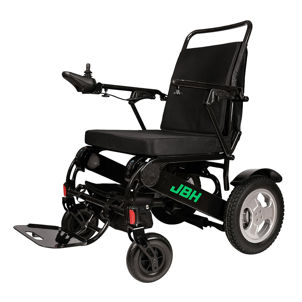 JBH Outdoors Foldable Standard Portable Carbon Fiber Electric Wheelchair