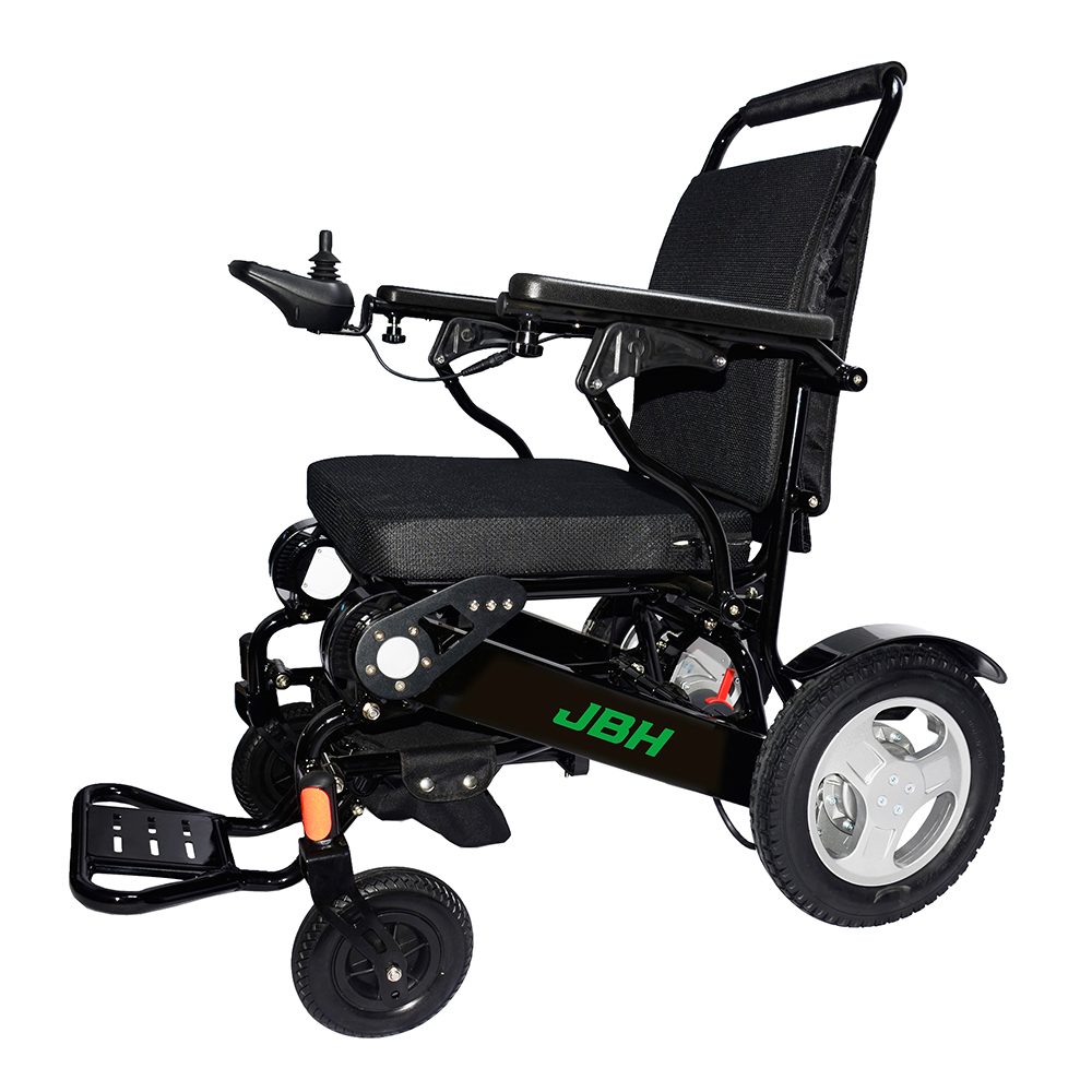 JBH Black Adjustable Electric Aluminum Alloy Wheelchair D09