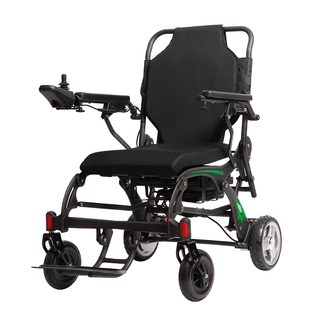 JBH Elderly Foldable Lightweight Carbon Fiber Electric Wheelchair
