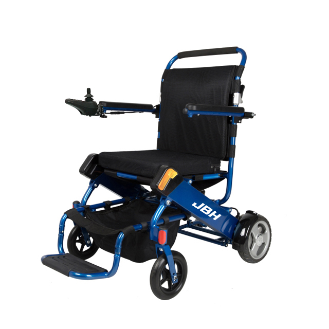 JBH Blue Fashionable Lightweight Electrical Wheelchair D05