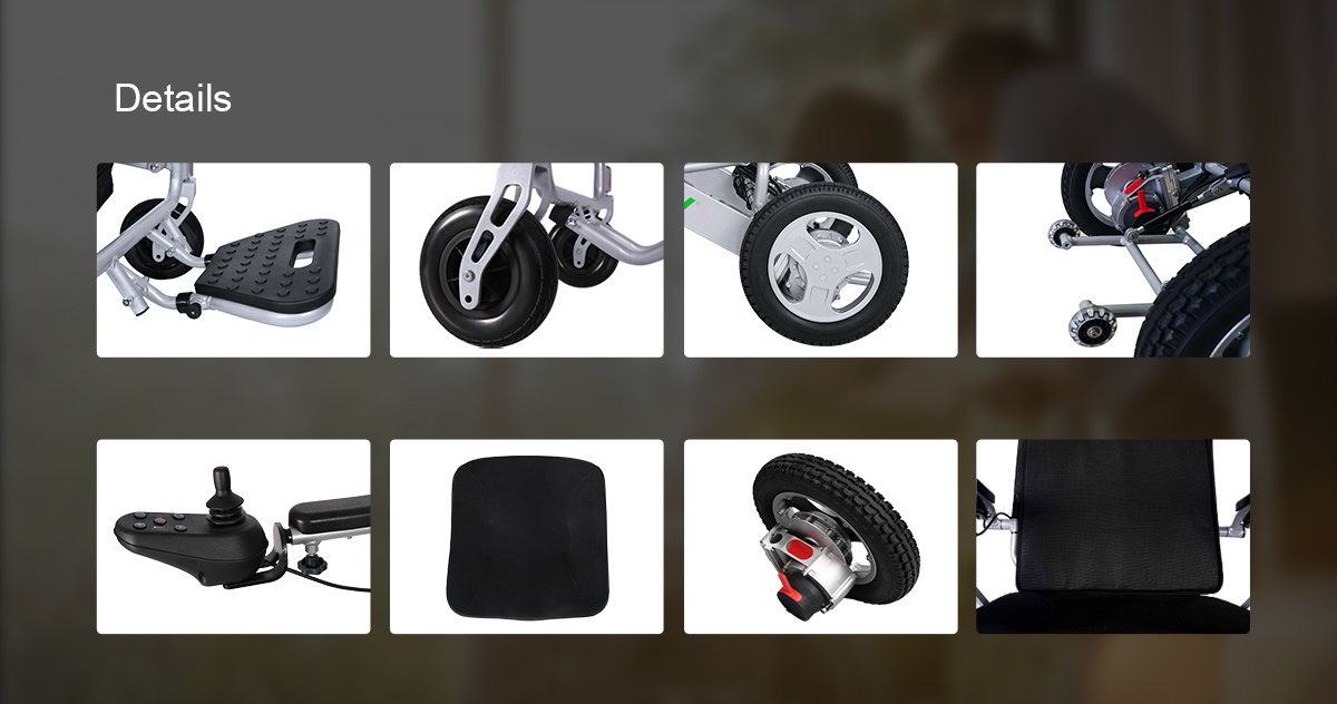 Shock Absorbing Foldable Alloy Wheelchair D26- JBH