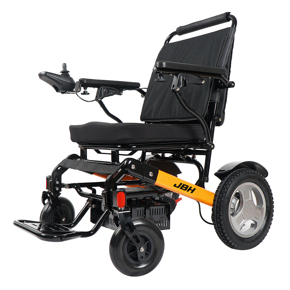 JBH Orange Adjustable Alloy Electric Wheelchair D10