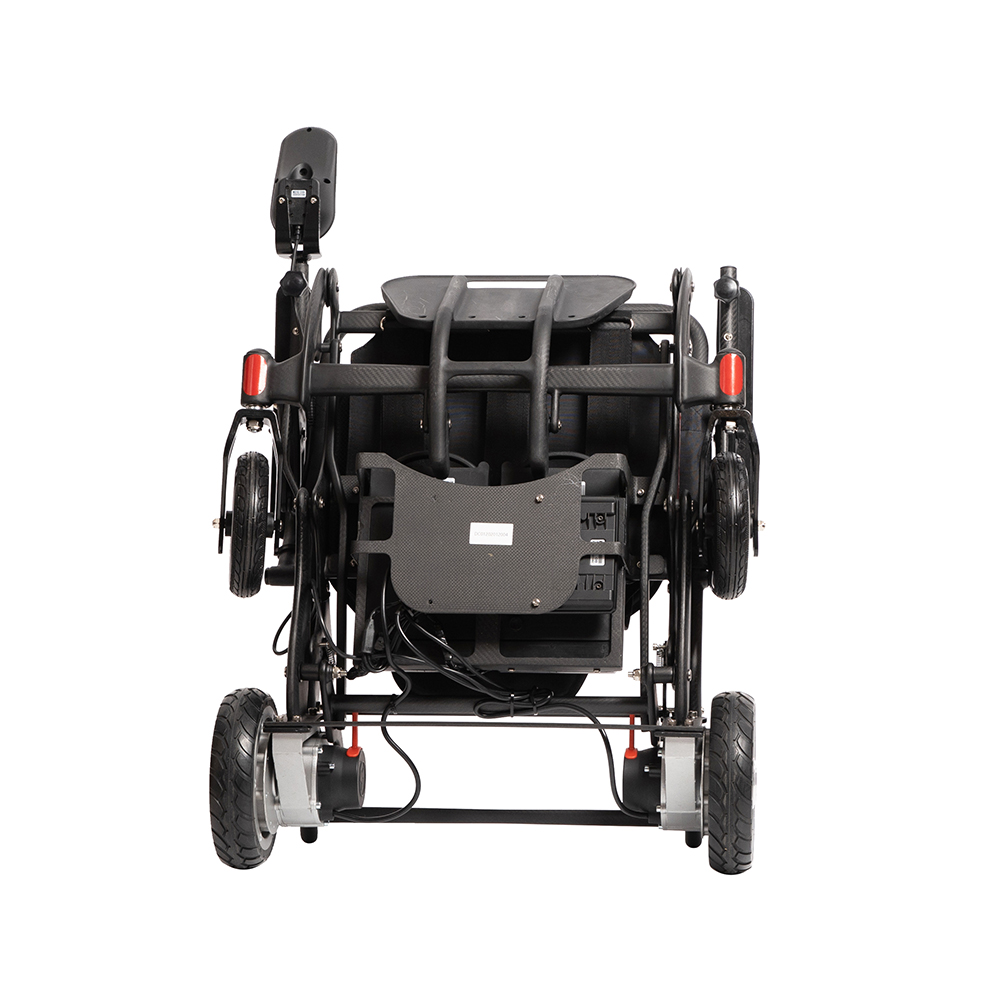 JBH Indoor Foldable Lightweight Carbon Fiber Electric Wheelchair