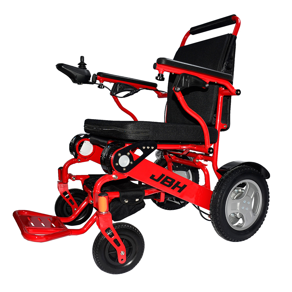 JBH Red Aluminum Alloy Electric Wheelchair D09