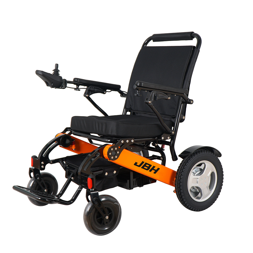 JBH Travel Foldable elderly Electric Wheelchair
